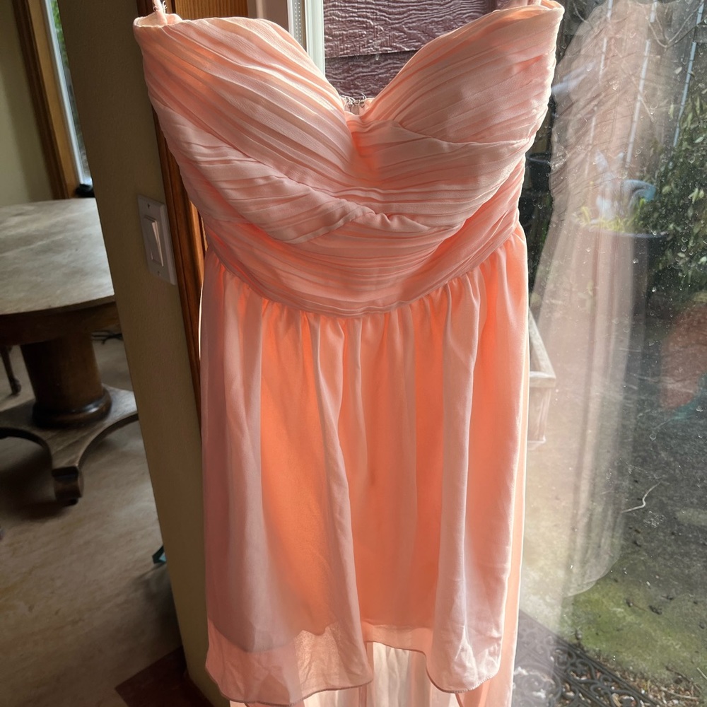 Delias pink strapless dress size small